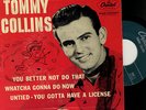 Tommy Collins 4 song EP 1955 Bakersfield Honky Tonk VG+ Capitol turquiose label