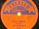 THE GLADIOLAS.LITTLE DARLIN bw SWEETHEART PLEASE.1957 EXCELLO.10