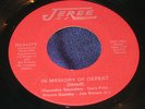 Hear Rare Funk Soul 45: Reality -  on Jeree In Memory of Defeat (Imod) + Modern