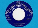 45 RPM Willie Jones METRO DJ Fast Choo Choo