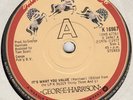 GEORGE HARRISON *IT'S WHAT YOU VALUE*DARK HORSE 1977 NM