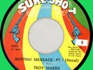 TROY MARRS & DYNAMICS Rhythm Message 45rpm Sure Shot 1966