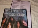 DEEP PURPLE MACHINE HEAD MINT UK GF VINYL LP RECORD C/W LYRIC INSERT GILLAN ROCK