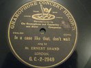 G&T ERNEST SHAND 'In a Case Like That, Dont' Wait'  ERNEST SHAND Single Sided