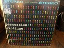 RARE EXOTICA Afro private Robert Drasnin Percussion Exotique red marbled vinyl