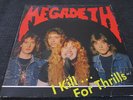 MEGADETH I kill... for thrills LP TOP RARE Live 1986 Denver, Colorado