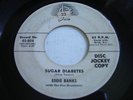 PROMO Eddie Banks Sugar Diabetes / Rock a Bye Blues 1956 45rpm