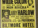 WILLIE COLON 1976 FANIA boxing style CONCERT POSTER Salsa Latin Jazz Funk LP 45