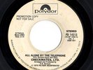 Crossover Soul 45 CHECKMATES LTD. All Alone By The Telephone Polydor WLP HEAR