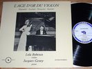 BOBESCO - GENTY - L'Age D'Or De Violon - NM  - ALPHA UK DB 177