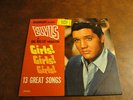 Original Elvis Presley Girls Girls Girls 33 album LPM 2621 vinyl RARE calendar 