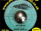 RARE Deane Hawley DORE 45 Bossman R&B ROCKER MOD ROCKABILLY POPCORN Dancer HEAR