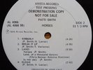 Patti Smith Horses RARE TEST PRESSING LP vinyl punk stooges mc5 ramones iggy pop