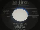 TOWN THREE FEATURING WES VOIGHT ANOTHER GUY'S LINE/MIDNIGHT BLUES 45 ROCKABILLY