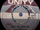 Reggae Boys - What You Gonna Do/Hot Coffee - Headley Bennett - Unity UN 530 1969