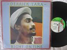 RARE - Derrick Lara - Right On Time - Label: Masai - Reggae LP
