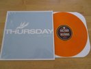 THURSDAY Full Collapse LP ORANGE VINYL SILKSCREEN COVER rare UNPLAYED