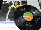 AC/DC POWERAGE SIGNED  VINYL LP RECORD  COA