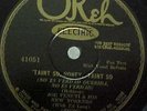 JOE VENUTI NEW YORKERS-TAINT SO HONEY TAINT SO OKEH #41051 NICE COPY 78