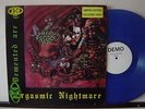 DEMENTED ARE GO ORGASMIC NIGHTMARE PSYCHOBILLY BLUE VINYL DEMO LP