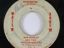 Reggae 45 BOB MARLEY & THE WAILING WAILERS Hypocrites / Nice Time on Wail'n Soul