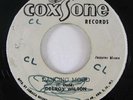 Reggae 45 DELROY WILSON / SOUL BROS. Dancing Mood / More on Coxsone VG++