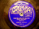 78RPM-KOKOMO ARNOLD-DECCA 7050-OLD BLACK CAT BLUES-SISSY MAN BLUES
