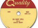 CHUCK BERRY Rock & Roll 78 RPM Record. Oh Baby Doll/Lajuanda