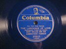 BLUE COL 2733D-RUDY VALLEE-LANGUAGE OF LOVE/ECHO IN THE VALLEY - E++