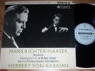 RICHTER-HAASER - VON KARAJAN - Brahms Pianoc Conc n° 2 - COLUMBIA SAX 2328  Bl/S