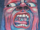 KING CRIMSON In the Court… RARE TEXTURED ISLAND PINK RIM