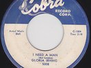 BLUES 45 RPM - GLORIA IRVING on COBRA RECORDS
