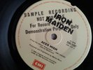 iron maiden aces high sample recording picture sleeve