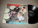 THE WHO,MY GENERATION,punk garage mod psych,1965 RARE UK BRUNSWICK MONO LAT 8616