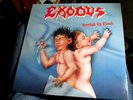 EXODUS BONDED BY BLOOD LP COMBAT MX 8019 original 1985 inner sleeve lyrics METAL
