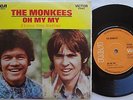 MONKEES Oh My My RARE Picture Sleeve AUSTRALIA Orig Press 70 Micky Dolenz 45 The