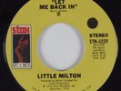 Crossover Soul 45 LITTLE MILTON Let Me Back In STAX HEAR VG++