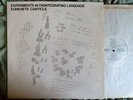 Experiments in Disintegrating Language Konkrete Canticle Sound-poetry Fluxus EX
