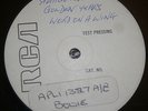 David Bowie Station To Station UK RCA white label demo vinyl LP, test pressing
