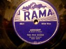 78 RPM-THE FIVE BUDDS-RAMA RR-1-MIDNIGHT-I WAS SUCH A FOOL-VOCAL GROUP-BERT KEY