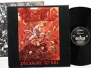 KREATOR -Pleasure to Kill LP 1986 NOISE REC. 1st press cult vinyl coroner voivod