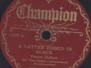 78 RPM  RARE GENNETT CHAMPION RECORD 15096 SEE PICTURE DETAILS / VG++ OR BETTER