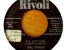 NORTHERN SOUL - CARL SPENCER - BIG CITY GIRL b/w CRYIN' PARTY - RIVOLI 45