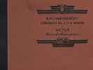 VLADIMIR HOROWITZ - Piano Concerto 3 by Rachmaninoff - 5xScroll VICTOR 78rpm /E+