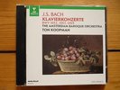 Bach : Klavierkonzerte BWV 1052 1057 1059 Ton Koopman AMSTERDAM BAROQUE RAR Neu