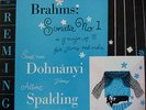 SPALDING REMINGTON R 19984  BRAHMS SONATA 1  EX+