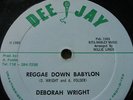 Deborah Wright - REGGAE DOWN BAYLON /  Killer Roots 12