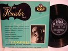 Campoli Violin, Homage to Kreisler, Near Mint Decca 10 inch Microgroove LW 5217