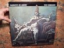 FABRIZIO DE ANDRE' 1991 CONCERTI   2LP SIGILLATO