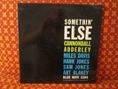 CANNONBALL ADDERLEY LP Somethin Else BLUE NOTE 1595 RVG orig MONO rare W 63RD